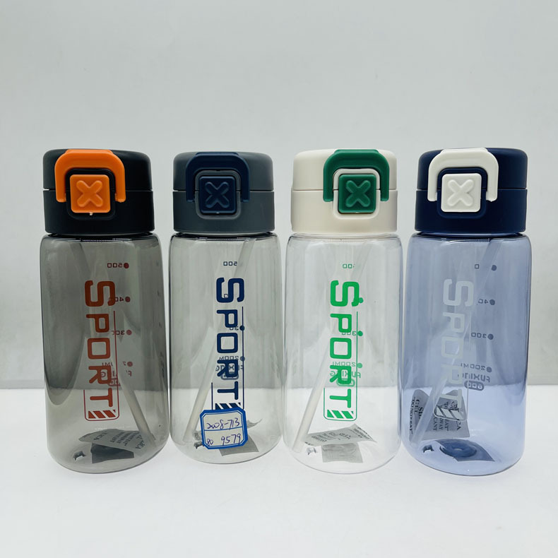 Jinshi 24 nuevo 2008-715 espacio taza 700ml taza de plástico PC deportes de plástico taza al aire libre taza de paja