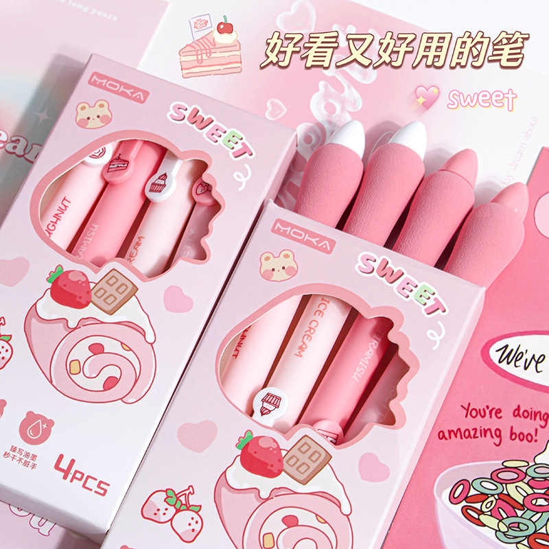 High quality sponge quick dry rollerball pen drop-shaped for…