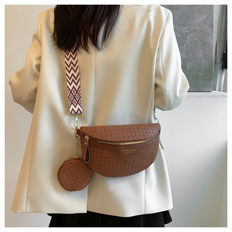 456g Weight Polyester Lining Material Zipper Closure Type Single Shoulder Strap Strap Type Fanny Pack Bags Type Daily Occasion Pu Leather Material Solid Color Pattern All Seasons Season Women's Gender Streetwear Style Semicircle Shape Women's Pu Leather Solid Color Streetwear Semicircle Zipper Fanny Pack 10