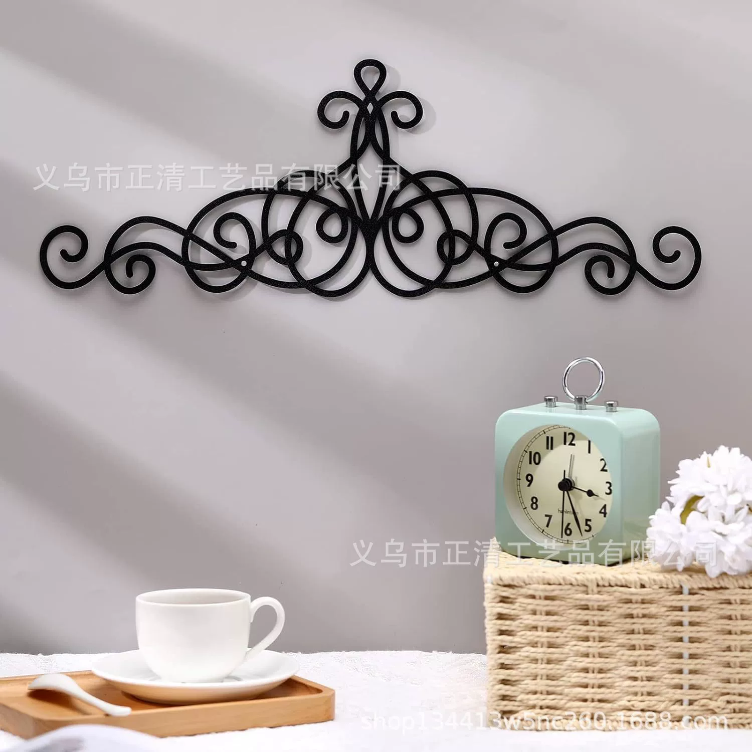 Metal creative decorations for living room for bed, Amazon