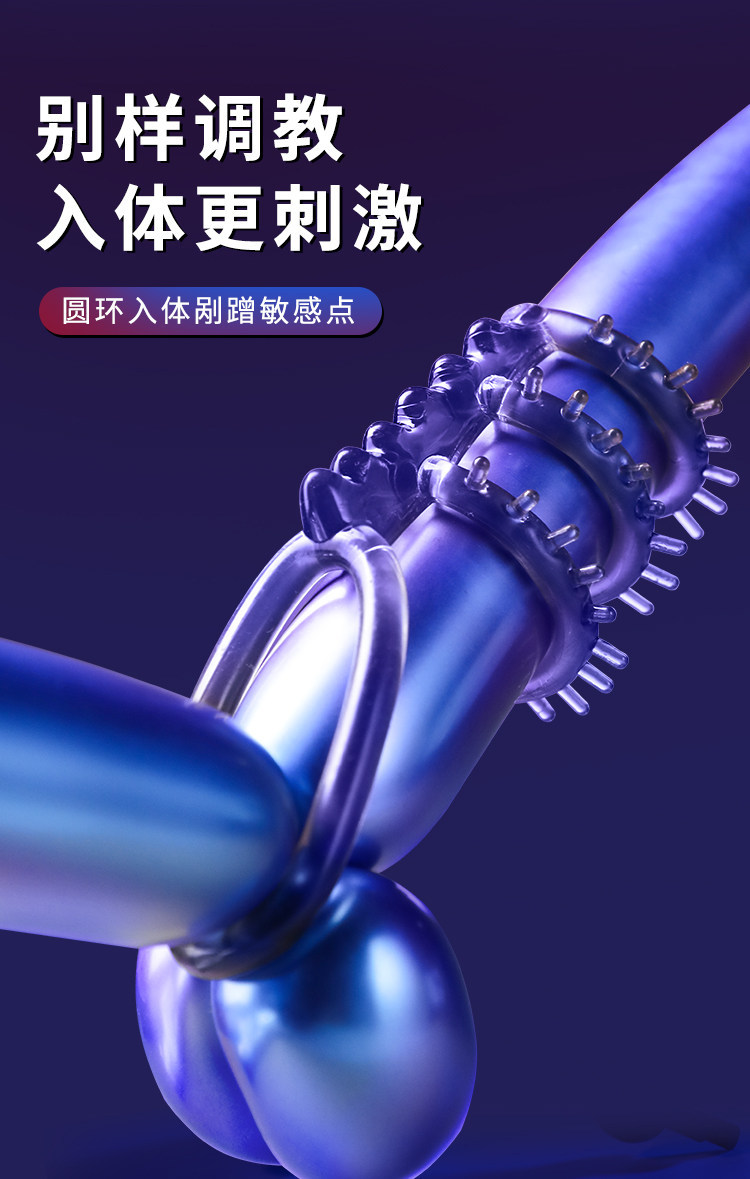 Dragon Bone Non-Vibrating Cock Ring, Soft Silicone Delay Ring for Men — detail image 3
