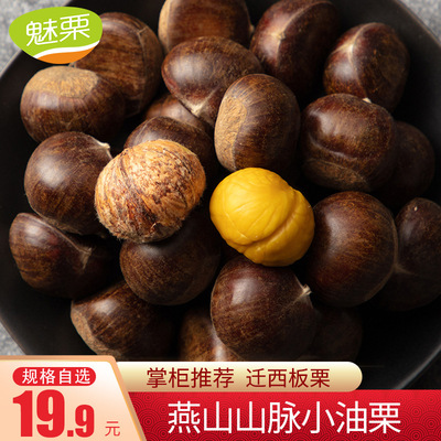 魅栗【小油栗】 2020迁西小油板栗生新鲜栗子宽城油栗包邮