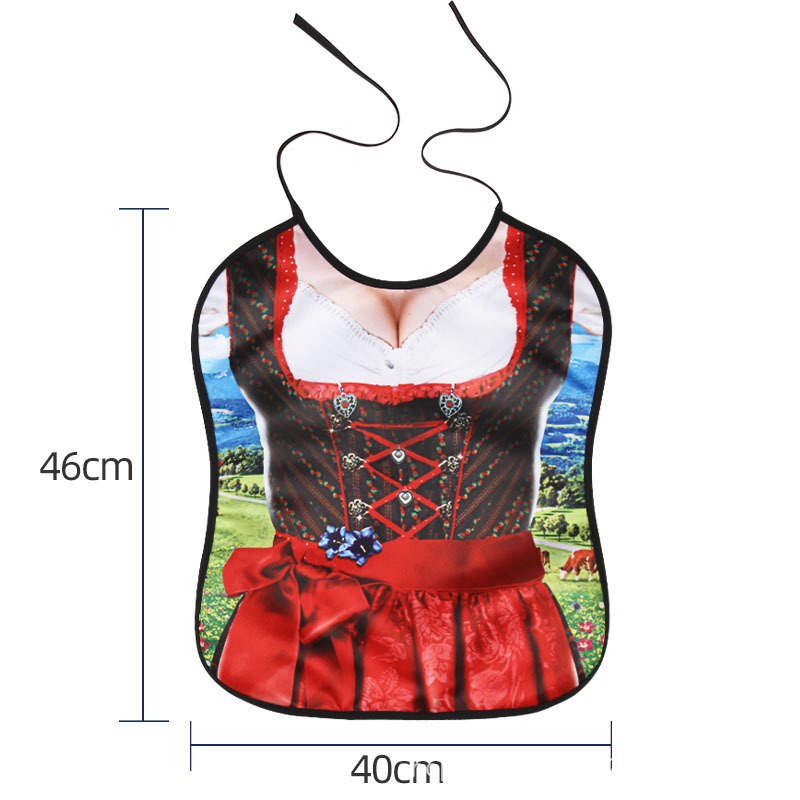 Fabricante en stock suministro adulto babero personalidad creativa divertido Reunión Anual partido spoof props olla caliente tienda invitado