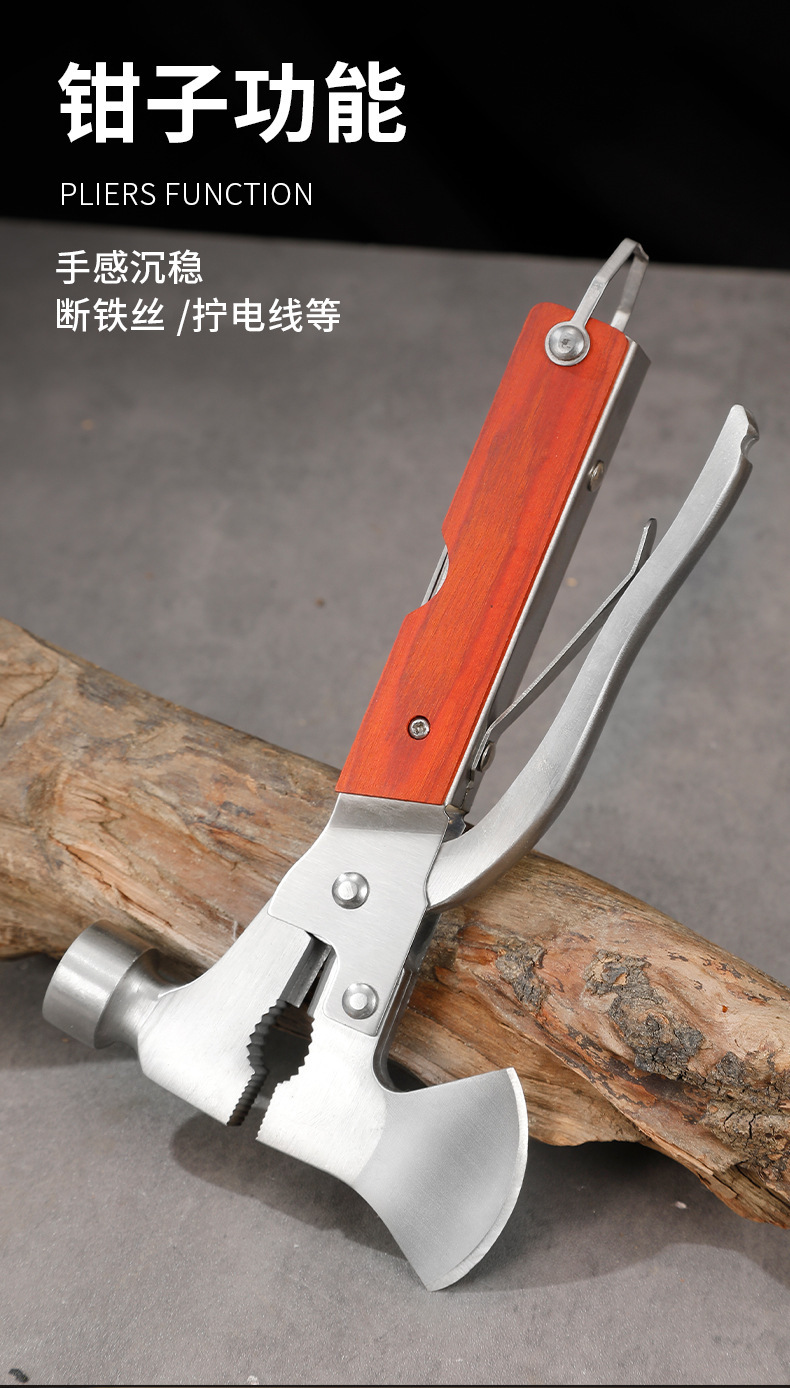 Factory in stock Axe Hammer Outdoor Tool Cangle Hammer Portable Car Life-saving Hammer Window Breaking Multifunctional Safety Hammer
