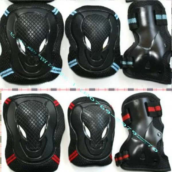 Adult and Kidsren's Bull Head Sports Protective Gear Roller Skating Extreme Yoga Cycling Ski Skating Skateboard Special Set Knee Pads