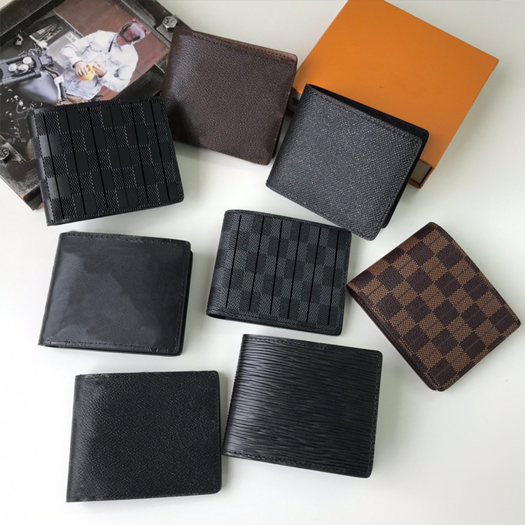 European and American classic foreign trade wallet source fashion explosion letters men's old plaid short clip wallet 60223 European and American classic foreign trade wallet source fashion explosion letters men's old plaid short clip wallet 60223