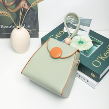 2024春夏季新款包包女小众设计网红百搭撞色手提粽子包单肩斜挎包