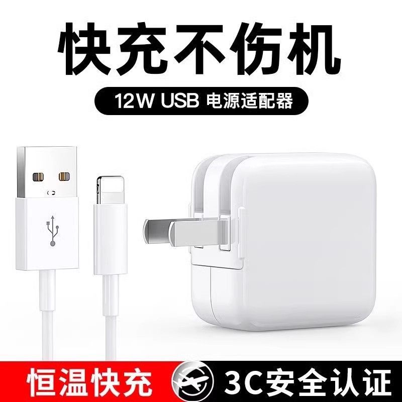 Apple iPad 充電器 12W 高速充電ヘッド iPad/Pro/MIni/AirUSB カーデータケーブルパッドに適しています。|undefined