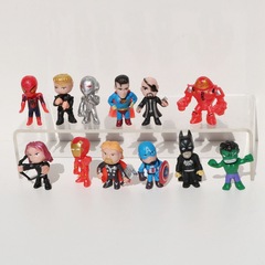 12款復仇者聯盟盲盒公仔配飾綠巨人美國隊長蛋糕扭蛋公仔配飾手辦