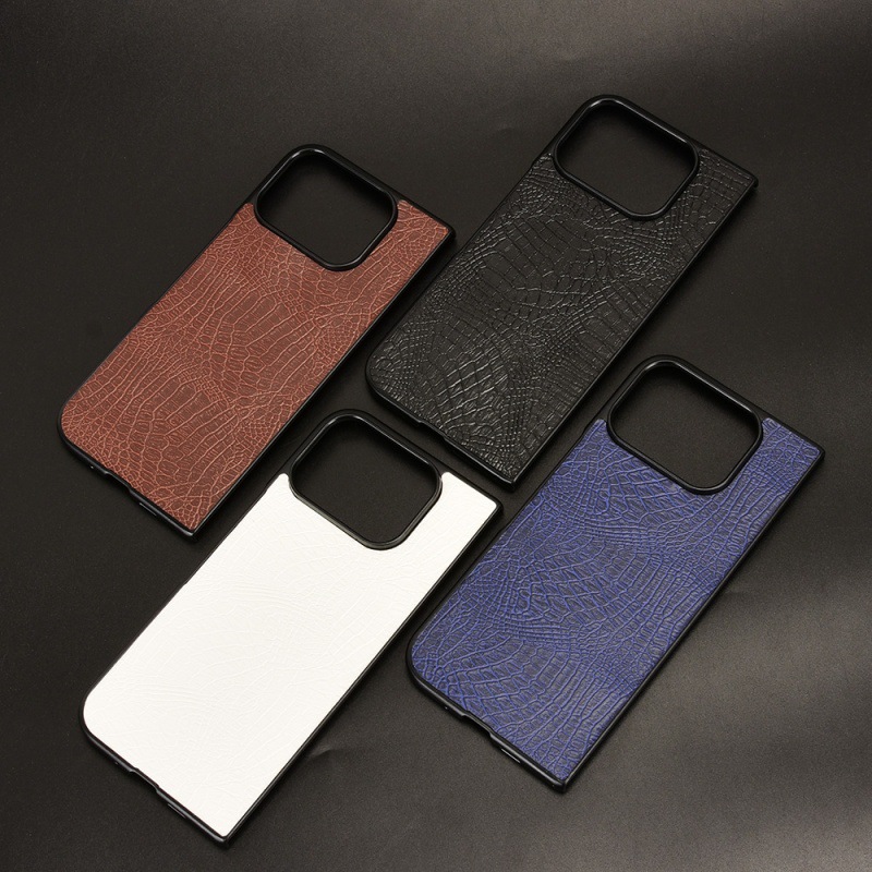 Google, compatible phone case, protective case, crocodile print, folding screen