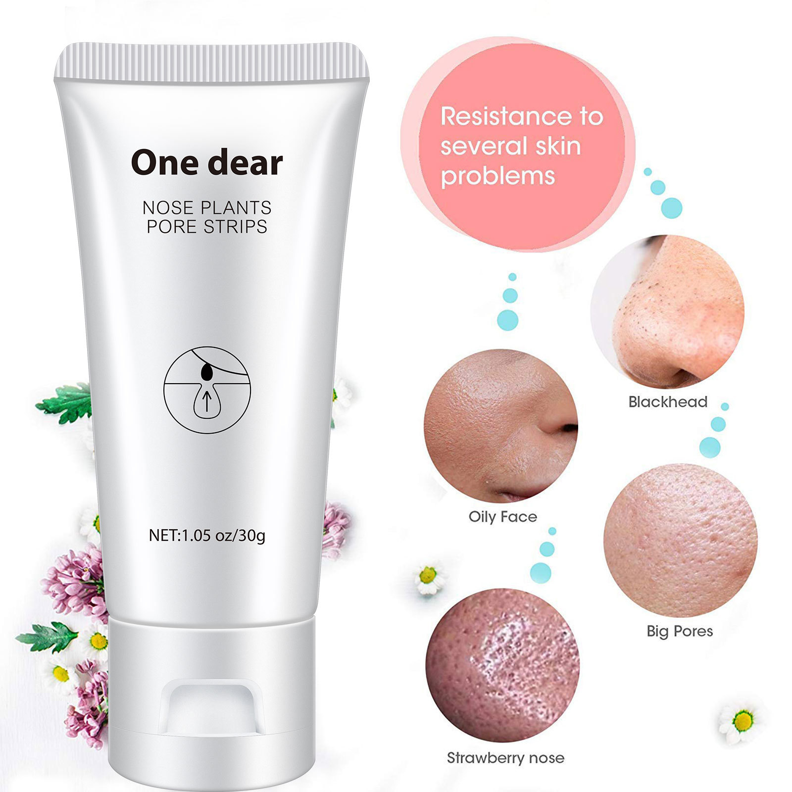 70g Weight Nose Mask Type Of Cosmetics Plastic Material Solid Color Pattern Casual Style Nose Mask Solid Color Personal Care Skin Care 3