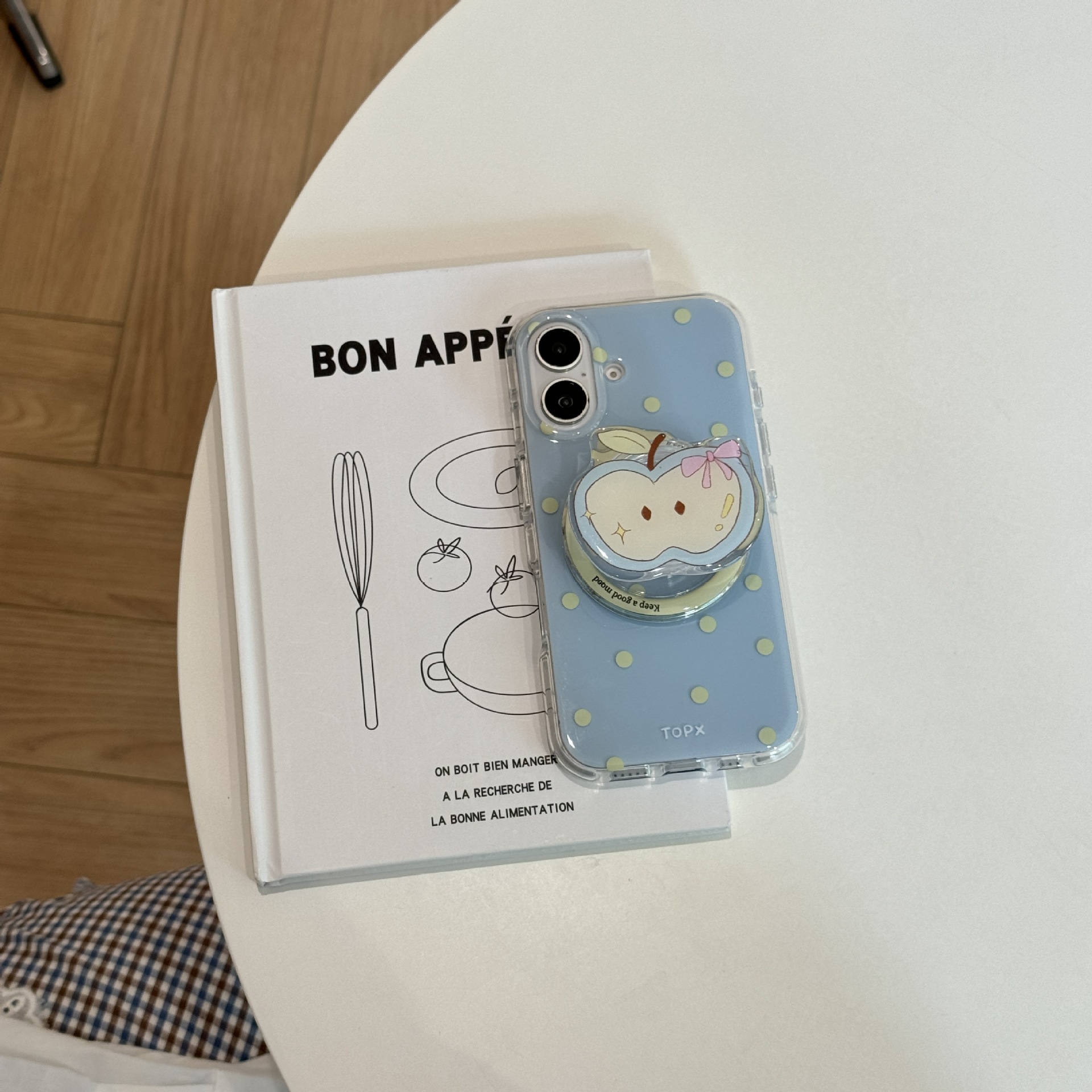 Punto de onda coreano arco de manzana verde apta para Apple 15ProMax16Pro atracción magnética 14/13 hembra 16ProMax