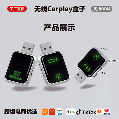Two-In-One Adapter Car — Simsiz CarPlay və Android Auto