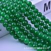 Factory wholesale baking paint 4/6/8/10 Glass imitation jade round beads DIY jewelry accessories beaded windy hair decoration materials