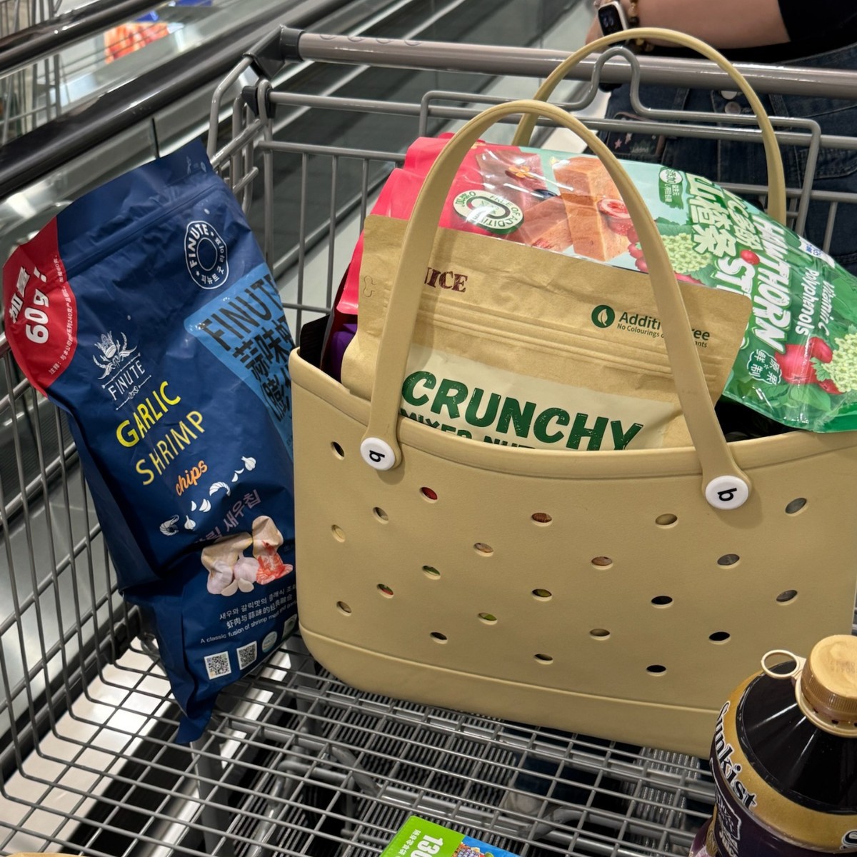 EVA bolsa de playa impresa europea y americana cesta de verduras de mano bolsa de mascotas agujero bolsa de almacenamiento ligera gran capacidad