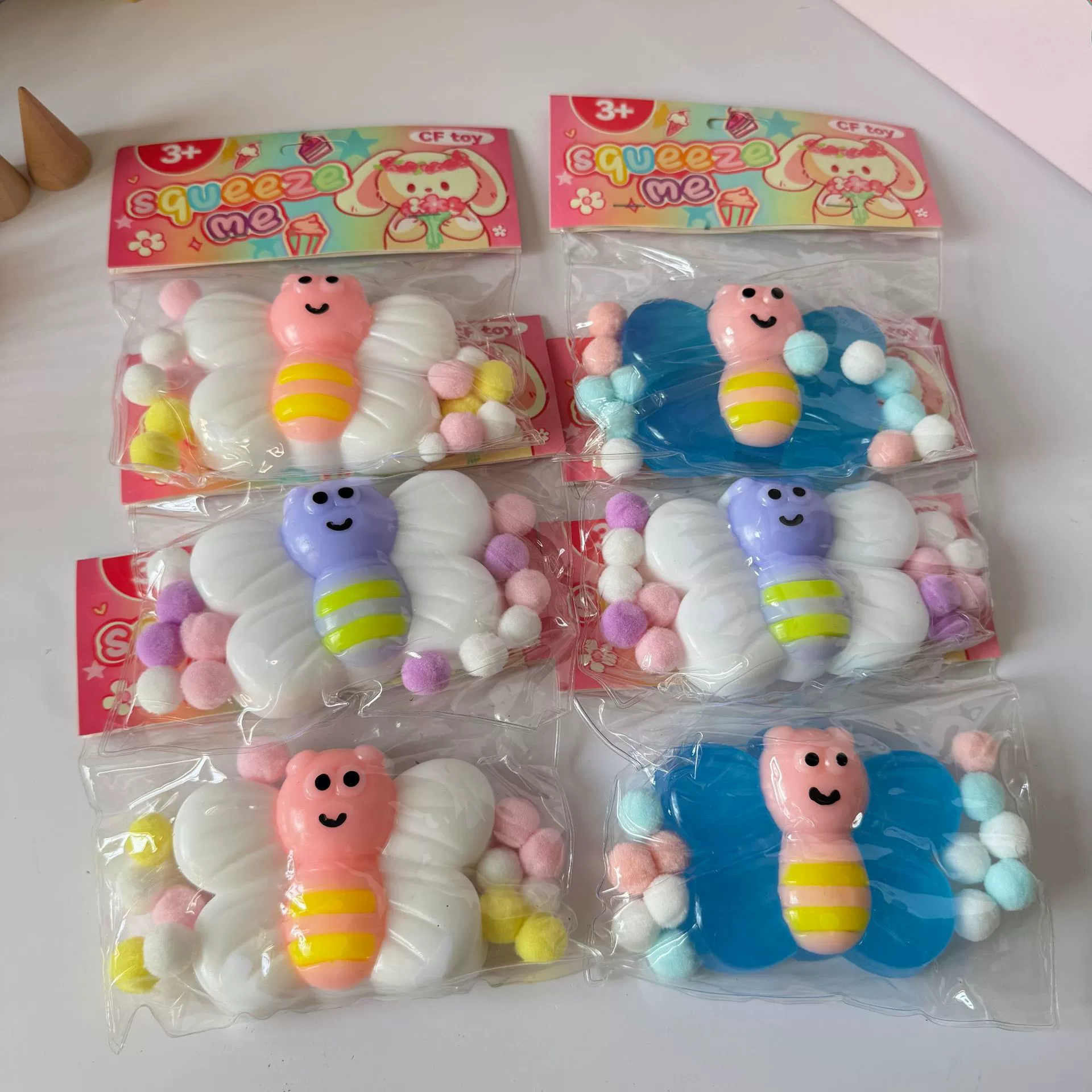 Маленький слайм, игрушка, для импорта, пчела, антистресс