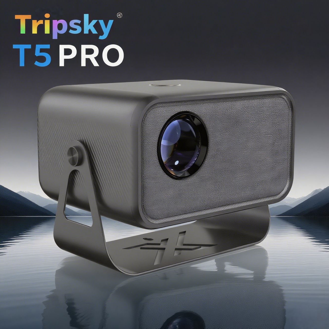 Projector Office Conference Pan-Tilt Projector Mobile Screen Projection Home Theater 1080P Smart Projection