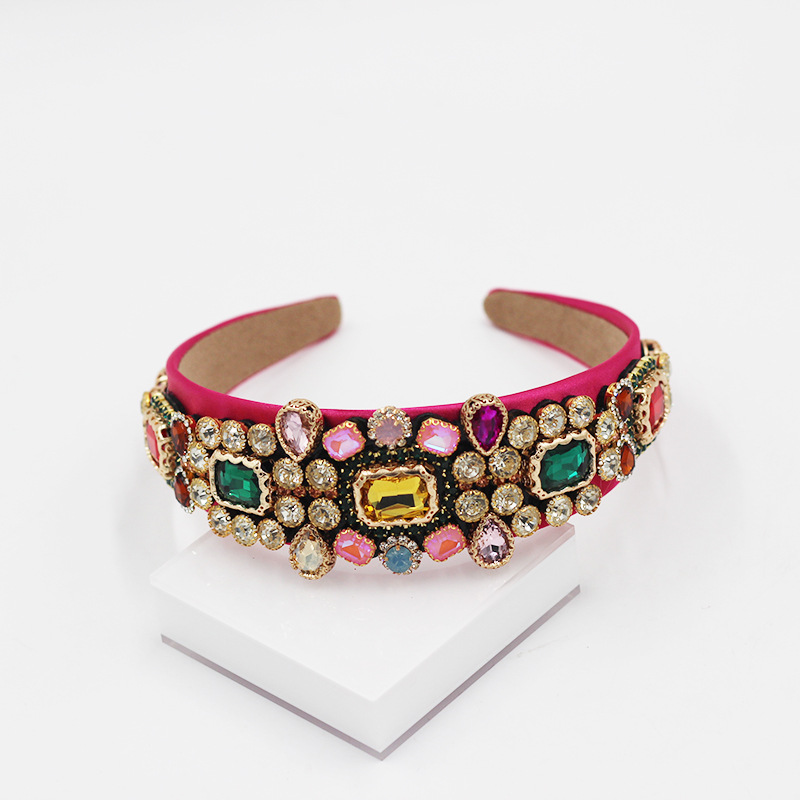 Baroque Diamonds Colored Headband display picture 4