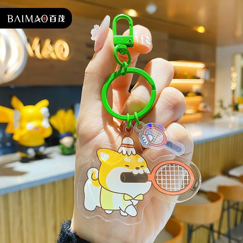 Подлинная акриловая табличка спортивной серии Huanxishe-бадминтон