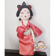 源头厂家定制毛绒歌姬公仔日本女娃娃定做来图LOGO订制玩偶吉祥物