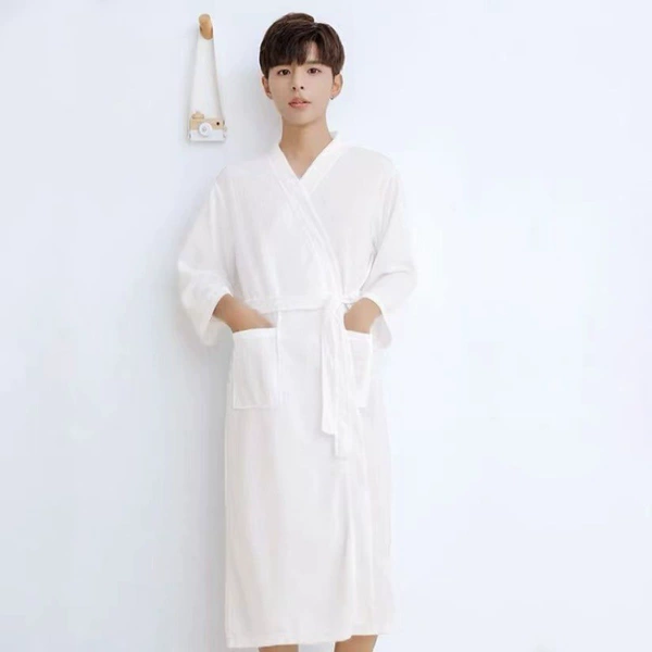 White long-sleeve, high quality cloth