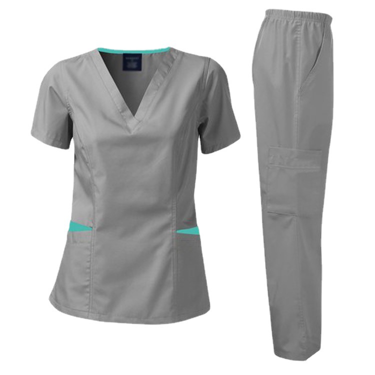 상하이 손 씻기 옷 반팔 분할 세트 맞춤형 치과 화장품 손 씻기 옷 작업 옷 손 씻기 의류 맞춤형
