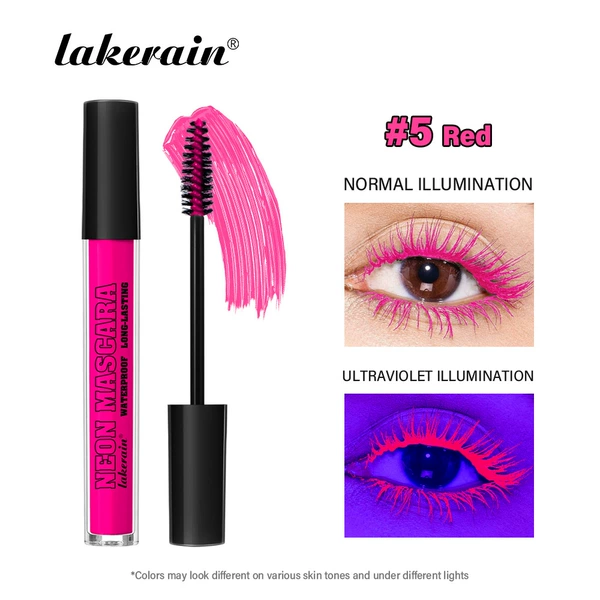 Fluorescent color mascara 5# red (foreign version)