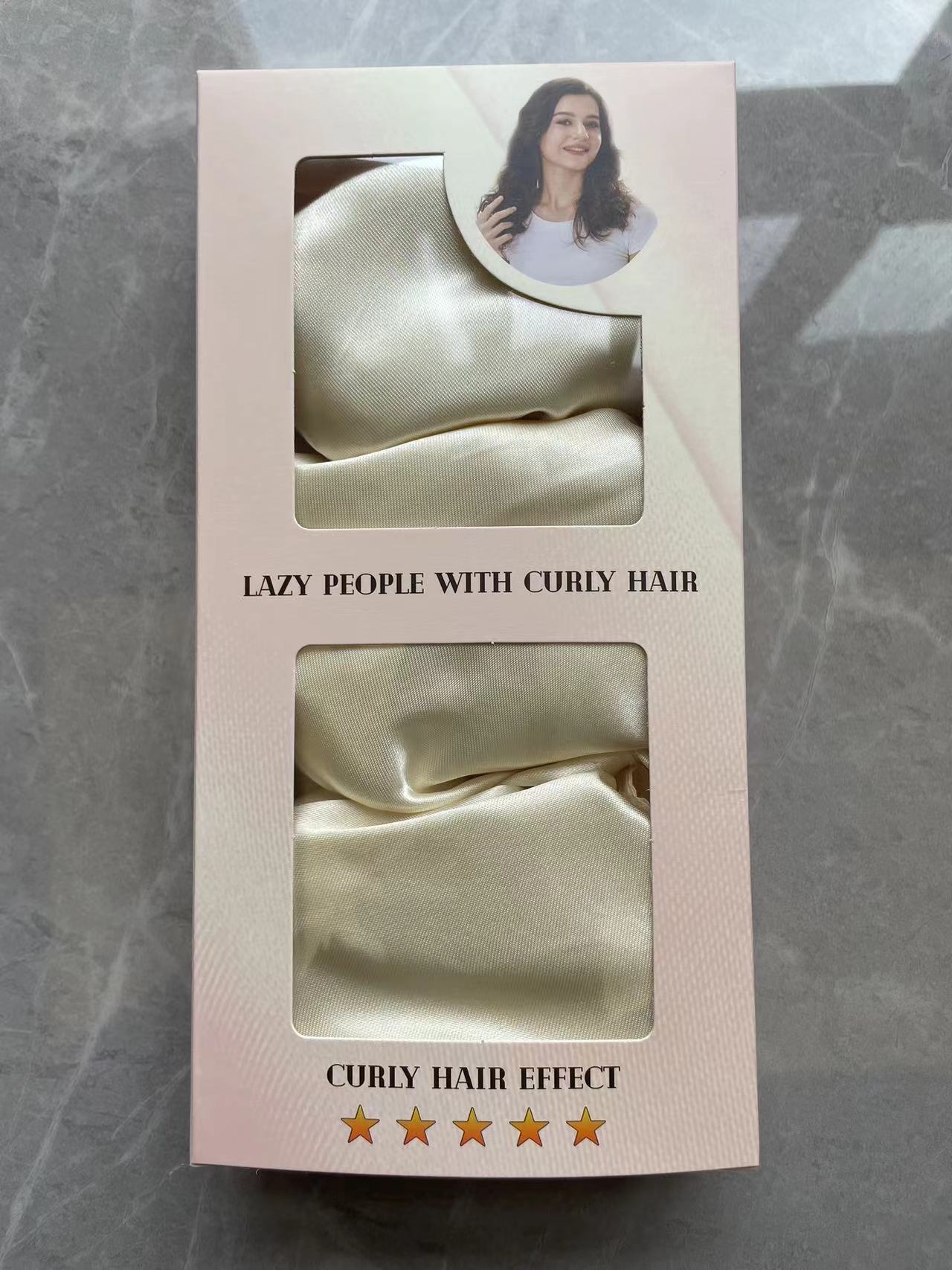 Cross-border NO CALIENTE palo curling BUN BONS Pelo Rizado cubierta traje de viaje almohada rodillo largo medio pelo grande onda de pelo rizado