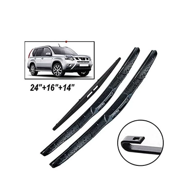 Suitable for Nissan X-Trail T31 2007-2013 front and rear wiper 24 inch 16 inch 14 inch wiper