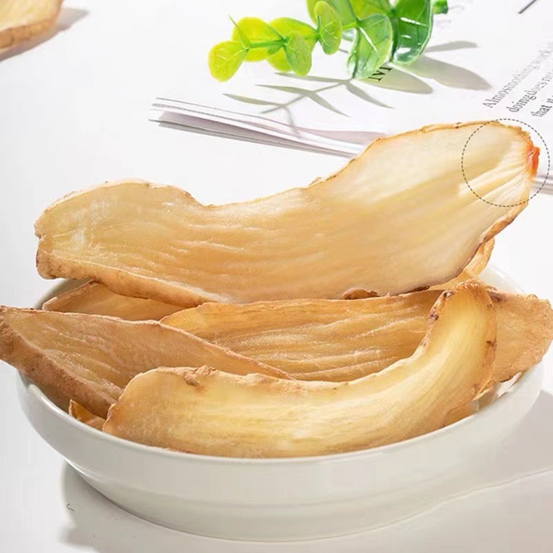 Dried Tianma Slices 500g Gastrodia Rhizome TCM Herbal Decoction Pieces quality and texture