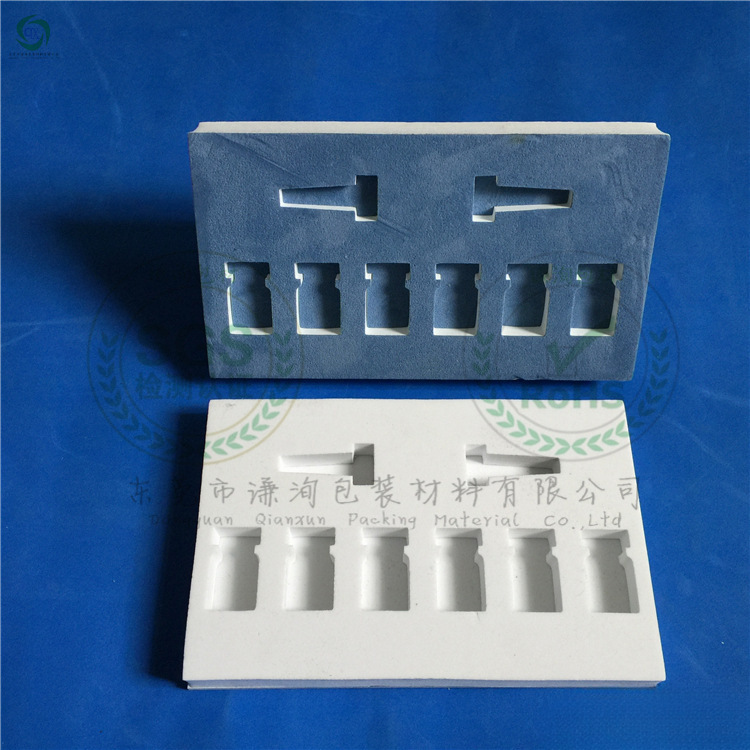 湖北精油瓶包装盒内托厂家供应  绒毛泡棉内衬 量大包运费