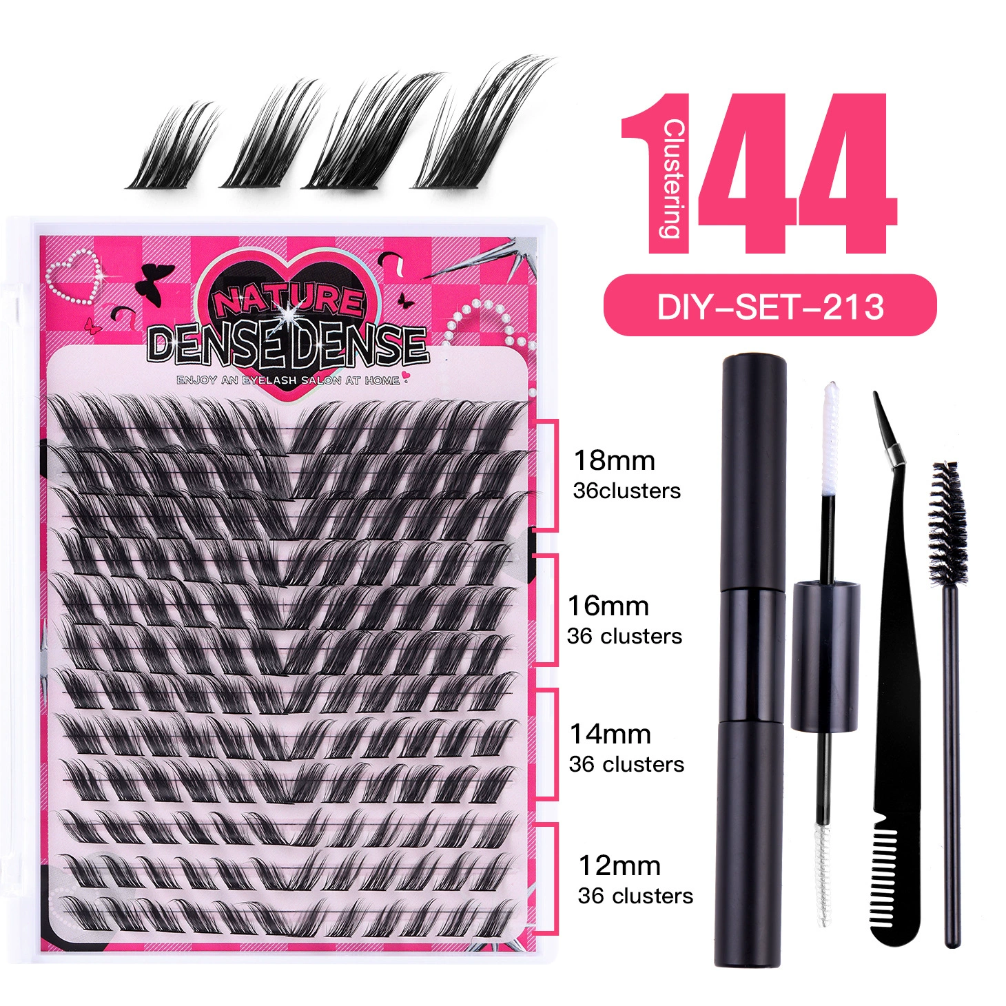 (Cross-border trading), false eyelashes, long set for eyelashes, new collection