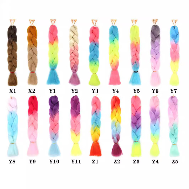 African Big Braid Dirty Braid Wig Color Gradient Big Thick Braid Dirty Braid Hair Extension Boxing Braid Chemical Fiber High Temperature Silk African Big Braid Dirty Braid Wig Color Gradient Big Thick Braid Dirty Braid Hair Extension Boxing Braid Chemical Fiber High Temperature Silk