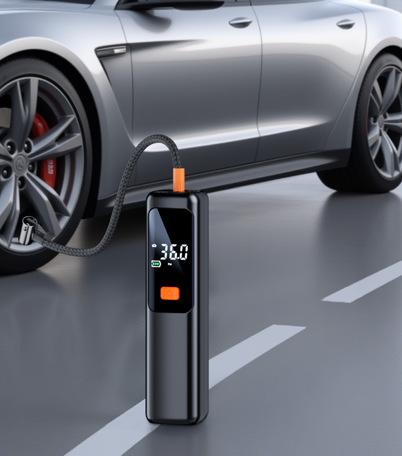 Car Wireless Air Pump, Electric Car Tire, Portable Car Air Pump, High-Pressure Air Pump, Fast Charging