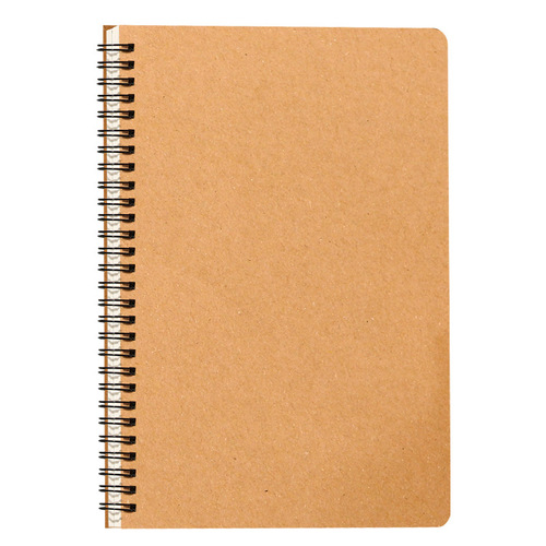 A5 kraft paper notebook B5 coil notebook design printed LOGO fixed soft copy note pad note pad