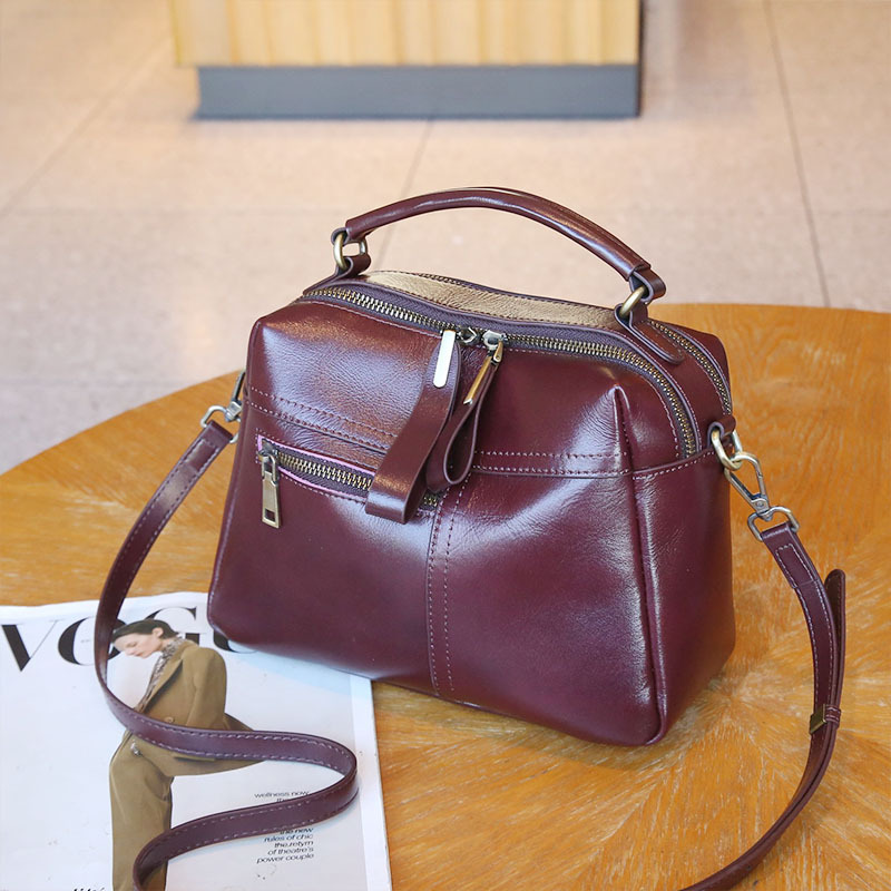 Bolso para mujeres otoño / invierno 2024 nueva moda bolso de mano de gran capacidad bolso de cuero bolso de nicho de textura