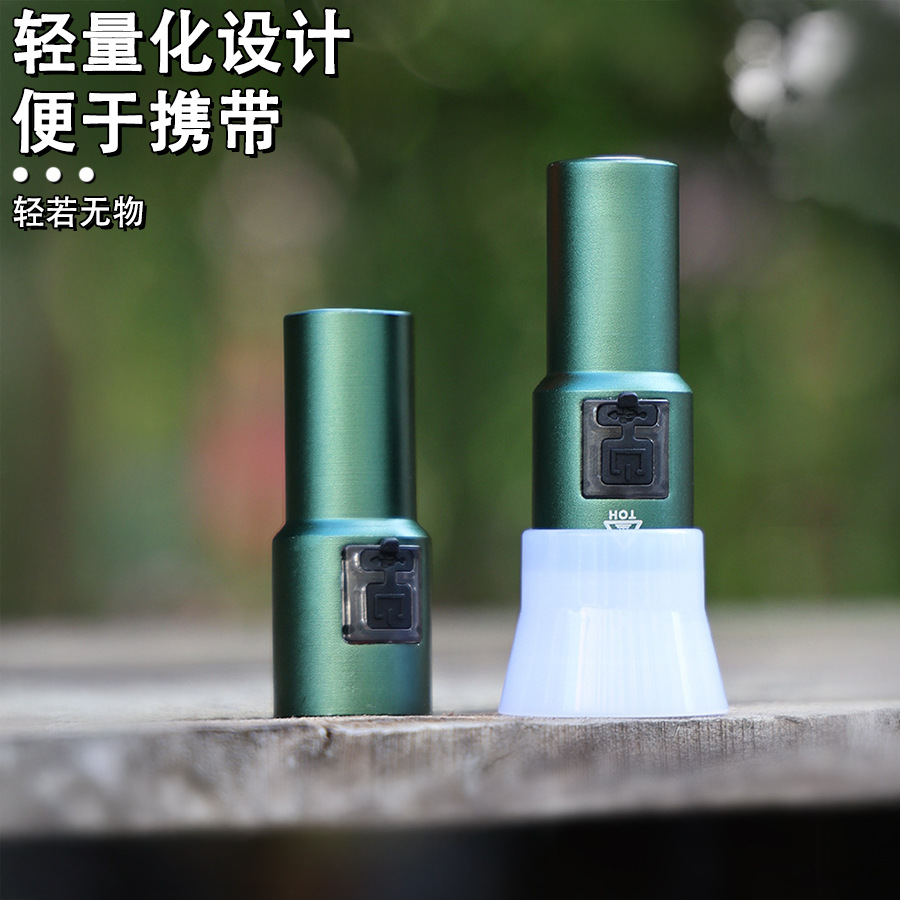 Lintera de luz de alta intensidad al aire libre compacta y portátil de larga duración zoom atenuación superbrillante iluminación de linterna led