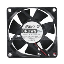 ȫ��CROWN ̨�� �Tչ 7025 7CM AGE07025B24H 24V 0.30A ɢ���L��