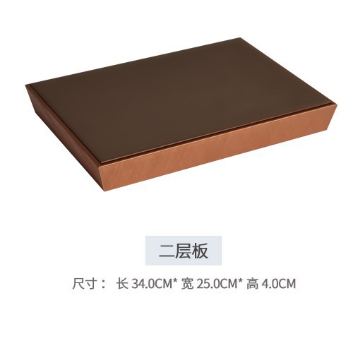 거꾸로 된 2 층 보드 다크 브라운