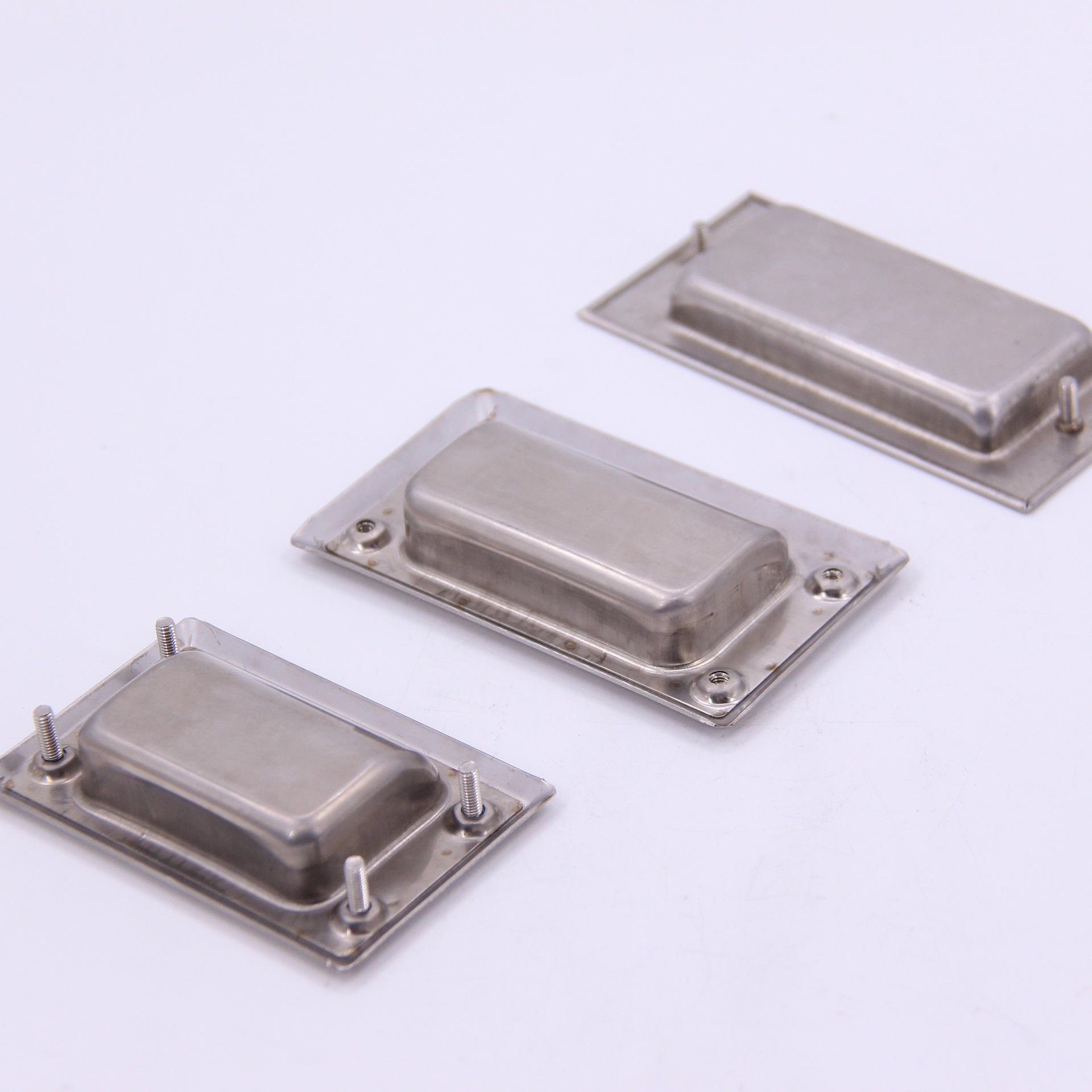 AW / Anwang puerta de armario incrustada manija de puerta deslizante empujada manija de armario cajón de acero inoxidable manija de puerta deslizante