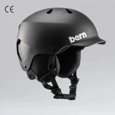 Motorcycle Safety Supplies – Helmet Unisex Bern Same Style - matte-black-s-53-56cm-available-for-10-year-old-children