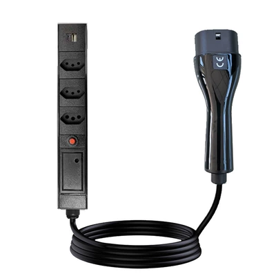 for Electric Vehicles, Universal – Elektrikli avtomobil şarj stansiyaları - type2-european-standard-discharge-gun-brazilian-pdu-plug-strip-5m-storage-bag