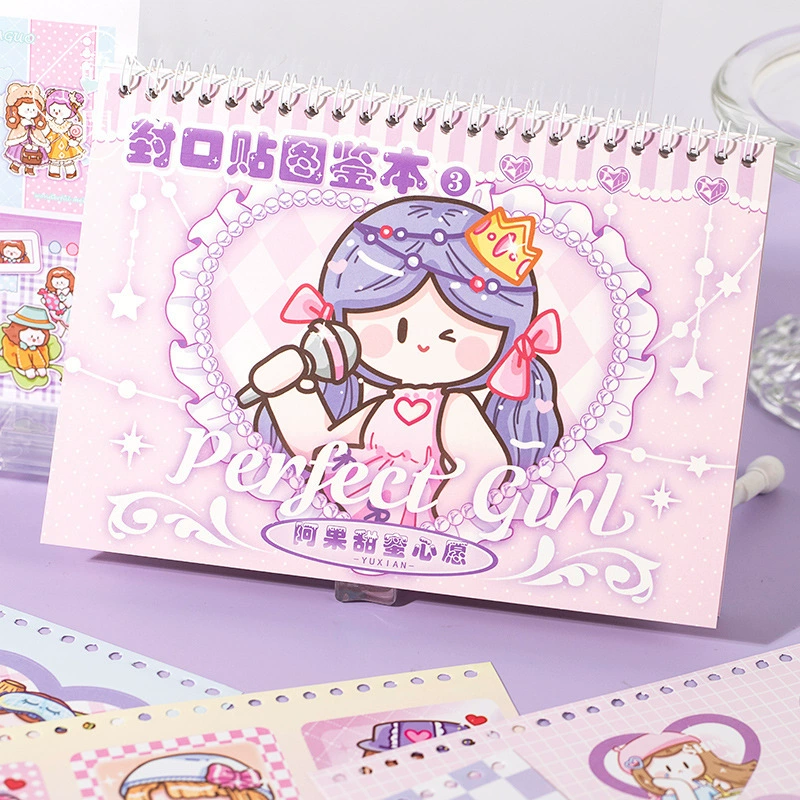 Книжная серия Speaking A Guo Sweet Holding Pattern Books Кит-карикатура Основы DIY Руководство Закрывающая наклейка