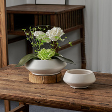 北欧轻奢花盆陶瓷大小号创意个性花盆摆件绿萝蝴蝶兰多肉花盆