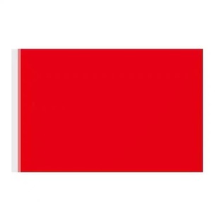 Five-Star Red Flag in Stock 1/2/3/4/5/6/7 Size National Flag Wholesale Pure Red Flag Waterproof Nano Flag