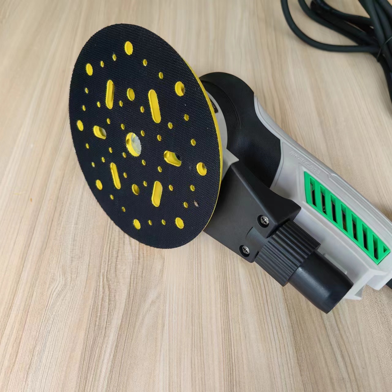 Amoladora seca eléctrica Mingpu Amoladora de coche sin polvo autocebante de 6 pulgadas con escobillas rectificadora de cabeza sin escobillas cuadrada