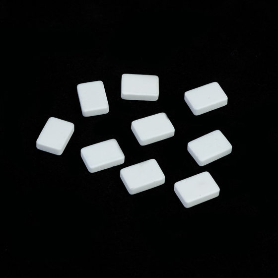 95 alumina ceramic small substrate 99 alumina thermal conductive porous ceramic substrate heat dissipation wear-resistant ceramic substrate