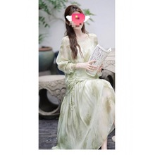 新中式国风套装长袖衬衫女装早春季清冷系禅意氛围感半身裙两件套