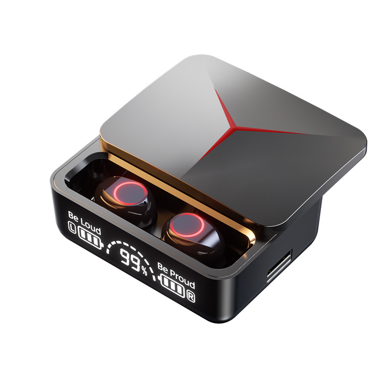 Comercio exterior transfronterizo M90 auriculares inalámbricos Bluetooth de larga duración alta calidad de sonido LED pantalla digital reducción de ruido auriculares inalámbricos deportivos