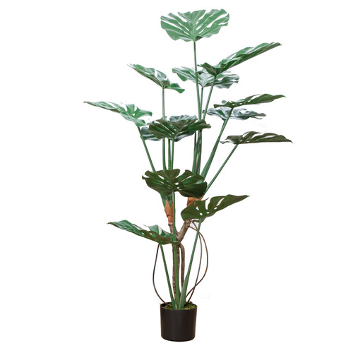 Simulation tree large fake tree indoor and outdoor decorative plant ornaments potted bonsai simulation decorative window ornaments